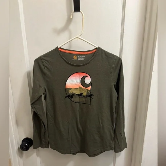 Carhartt girls XL long sleeve tee - Picture 1 of 4